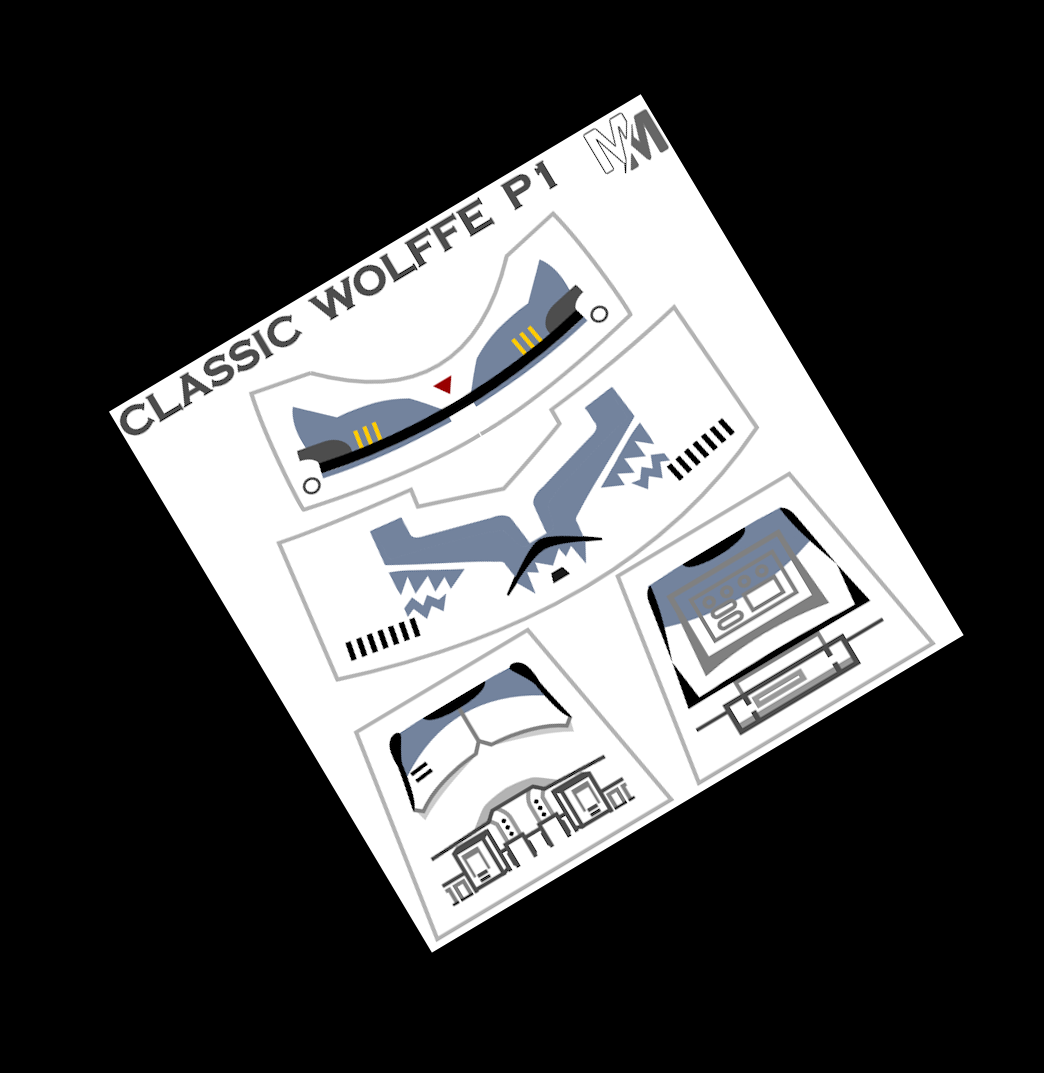 Classic Phase 1 Wolffe Decals