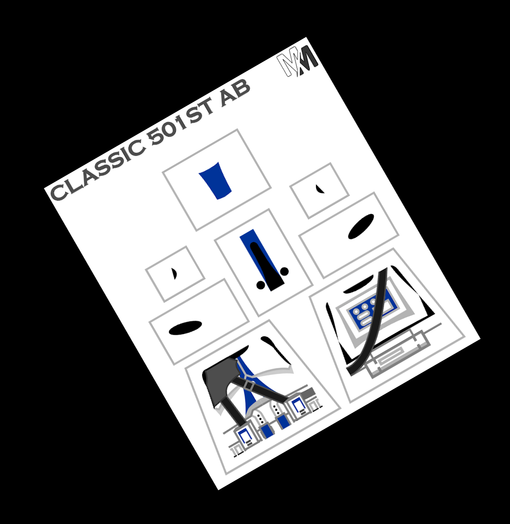 Classic 501st Airborne Decals