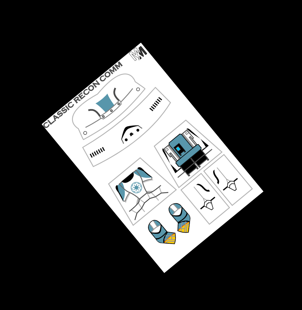Classic Recon Commando Decals