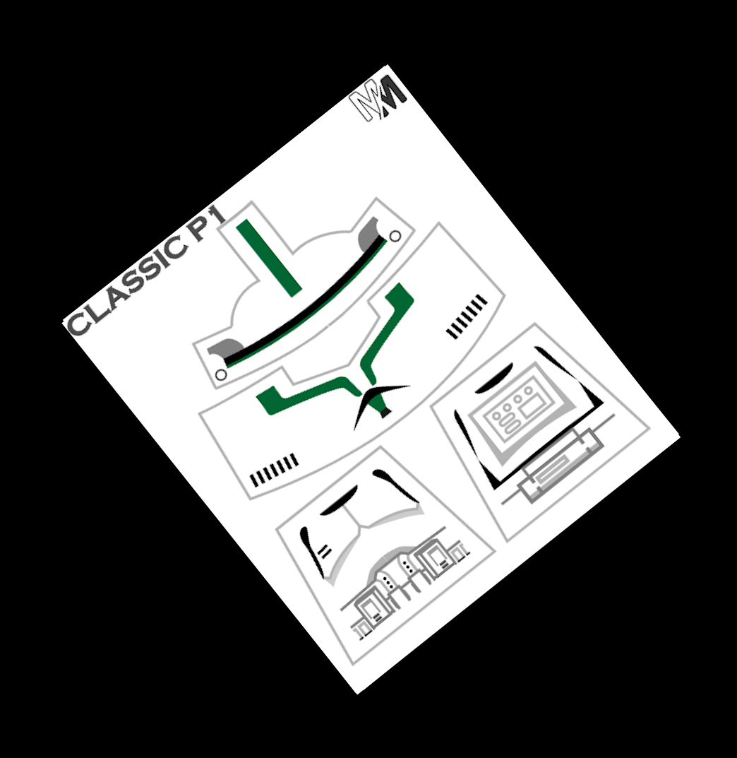 Classic Phase 1 Green Grunt Decals