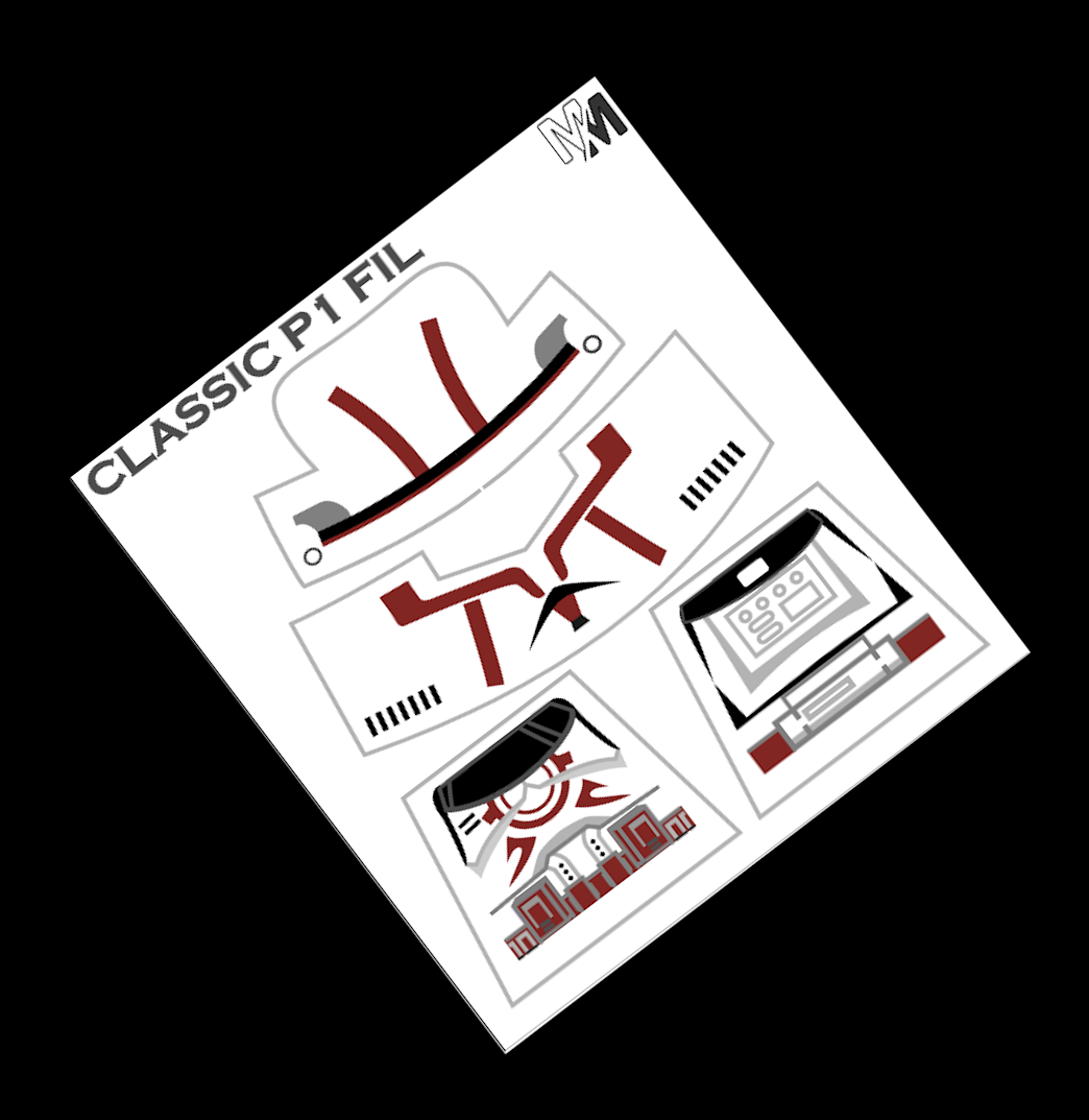 Classic P1 Fil Decals