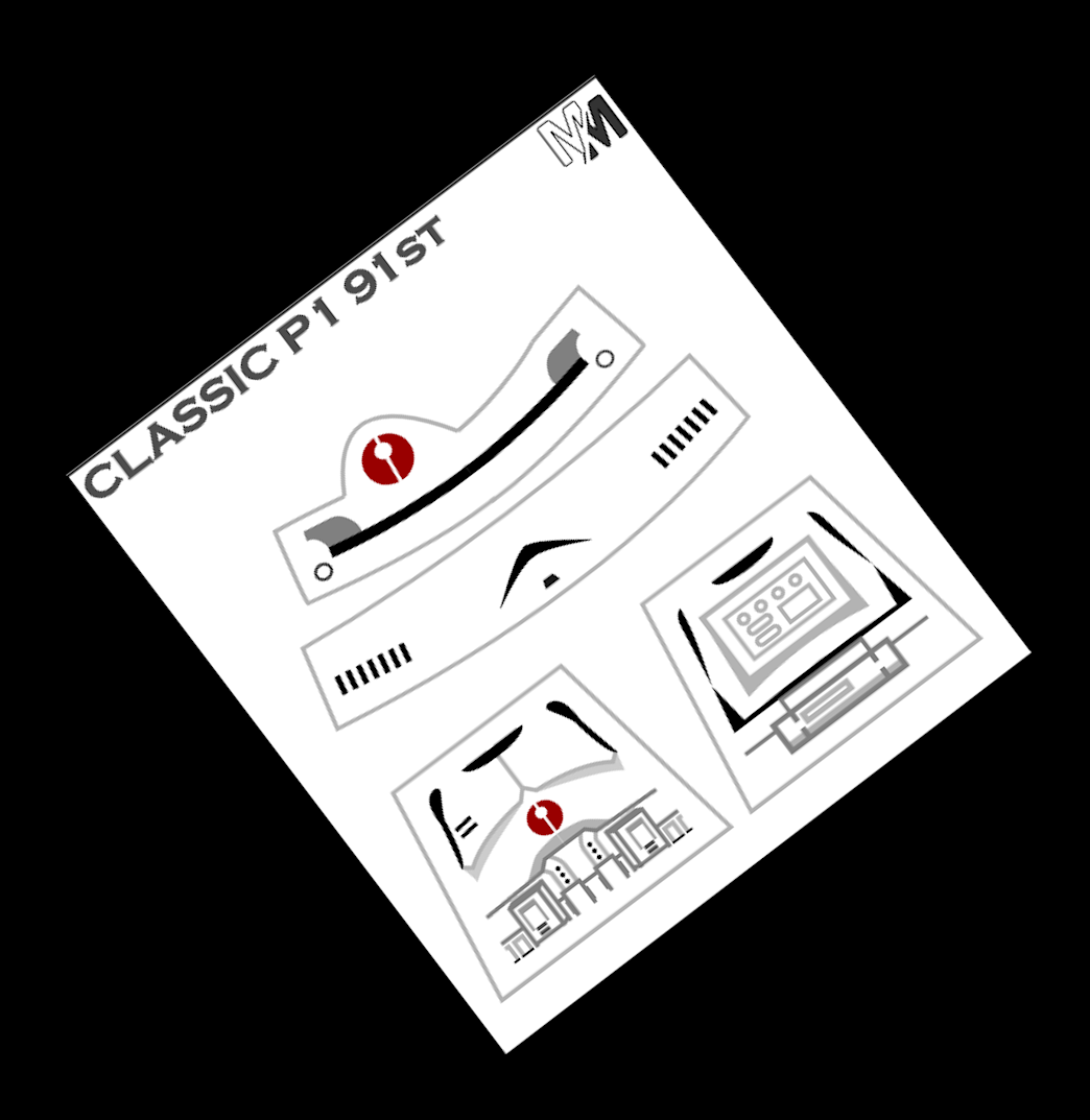 Classic P1 91st Decals