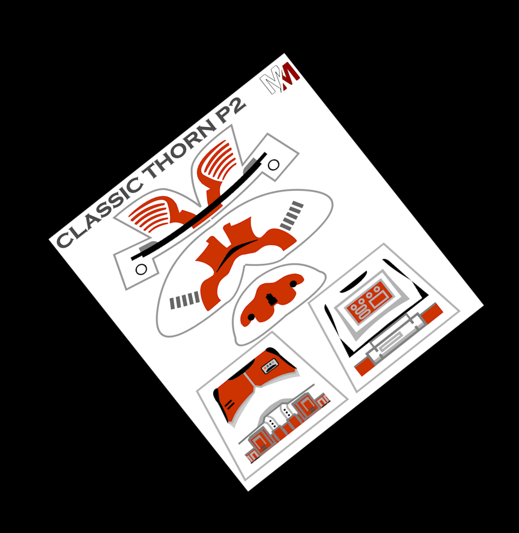 Classic Phase 2 Thorn Decals