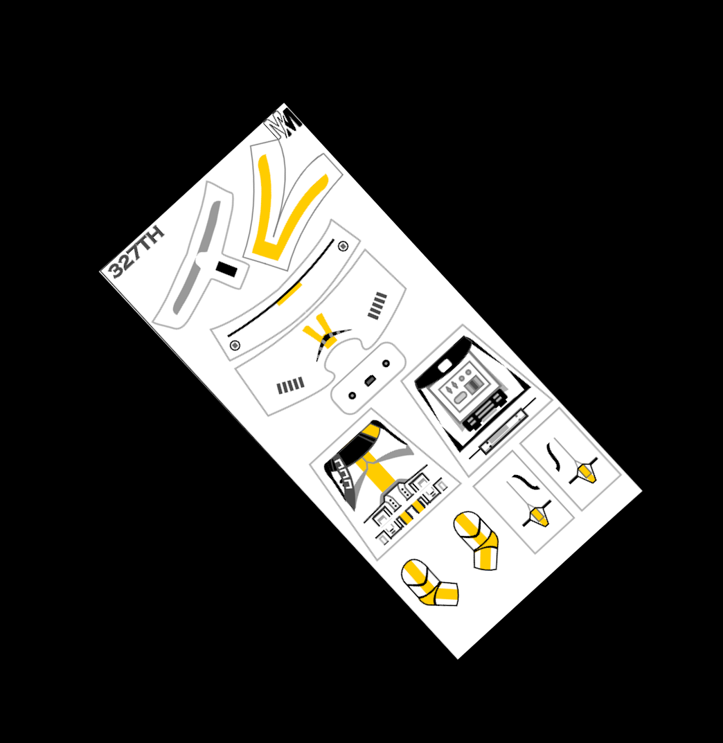 Classic Phase 2 327th Decals