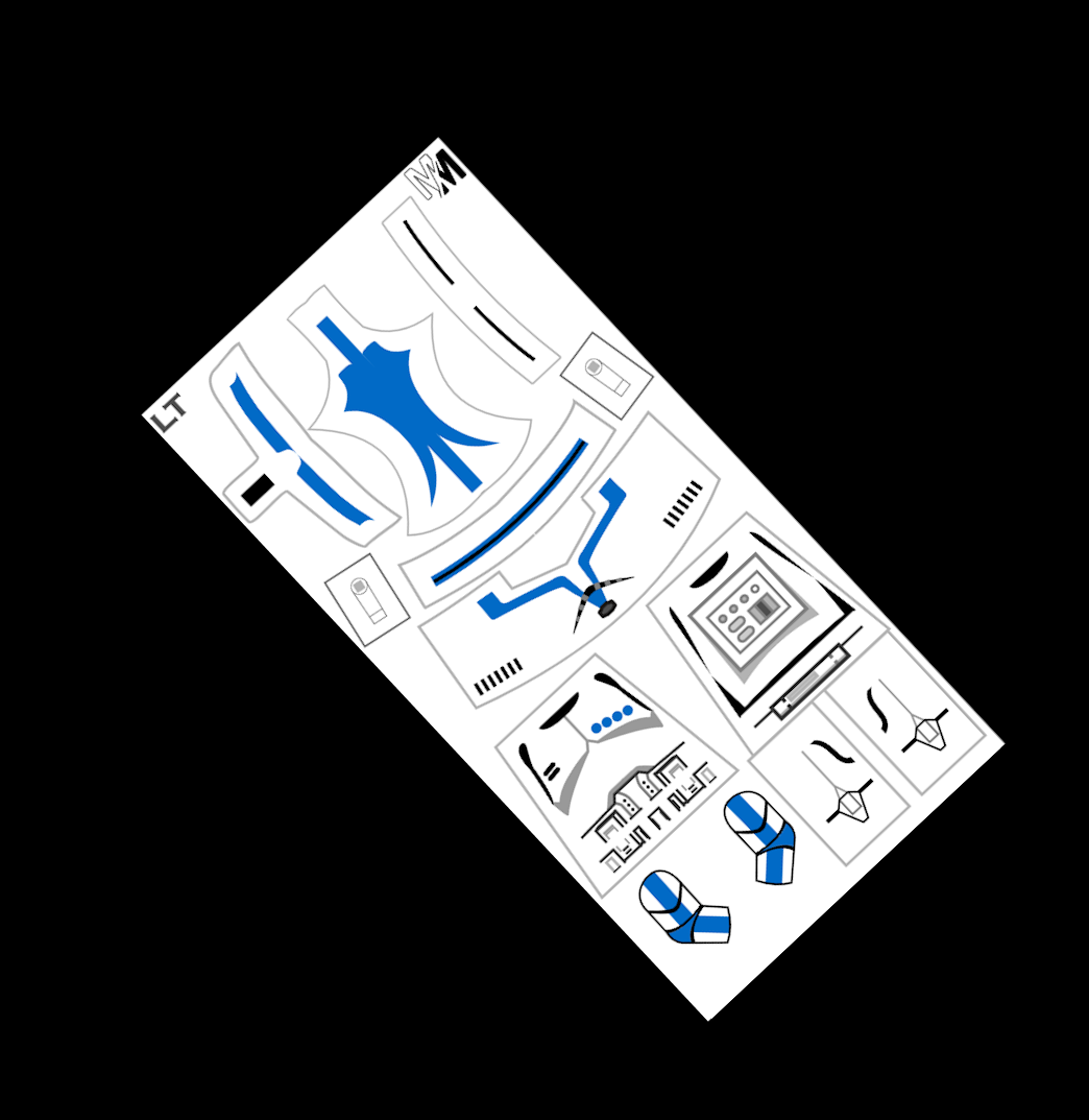 Classic Phase 1 Lieutenant Decals