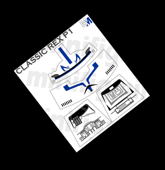 Classic Phase 1 Rex Decals