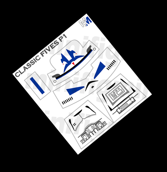 Classic Phase 1 Fives Decals