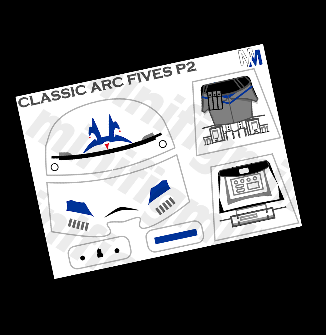 Classic Phase 2 Fives Decals