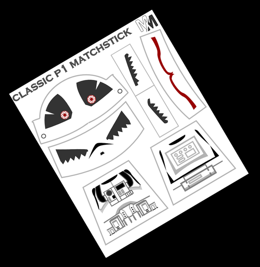 Classic Phase 1 Matchstick Decals