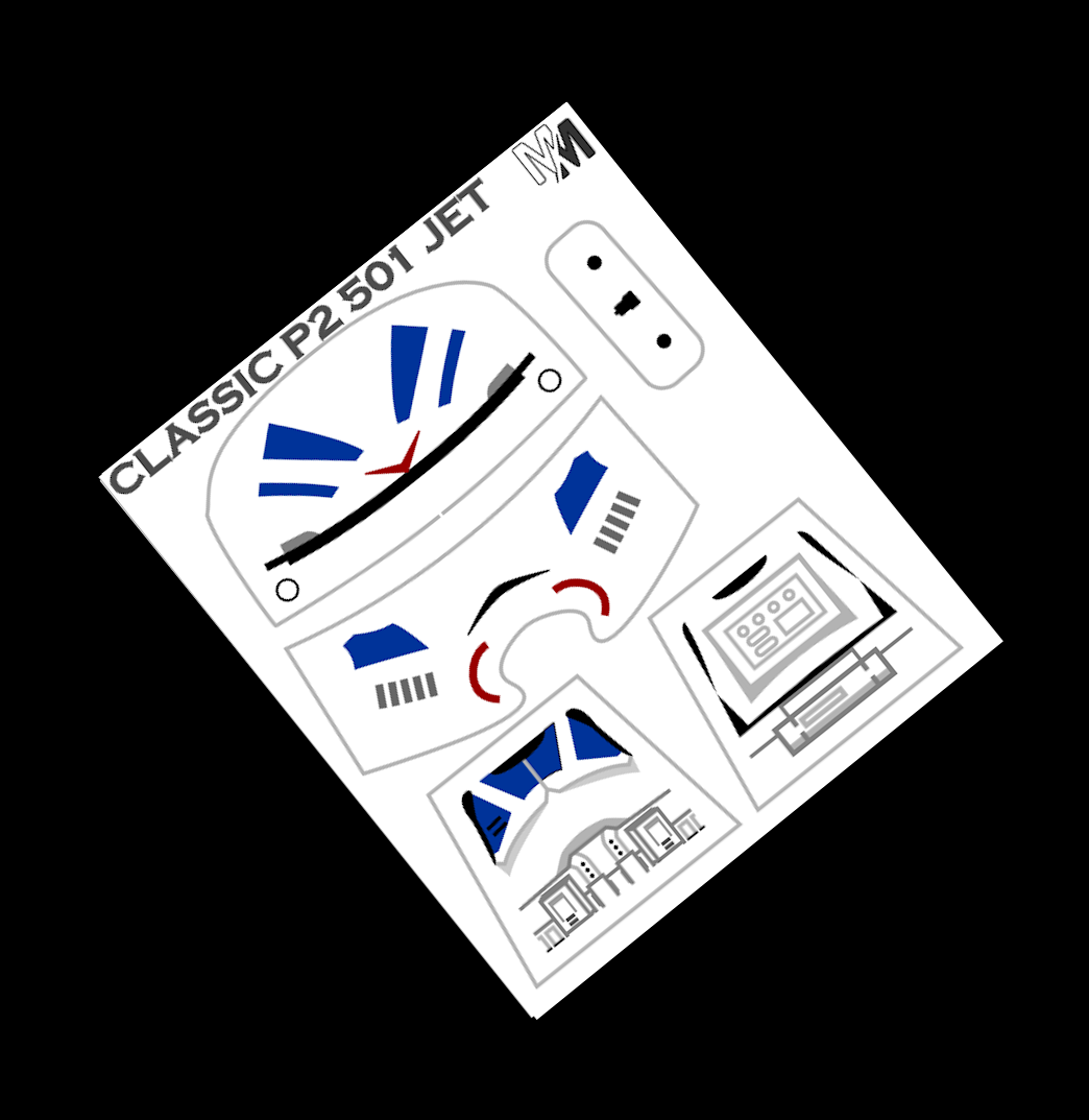 Classic Phase 1 501st Jet Trooper Decals
