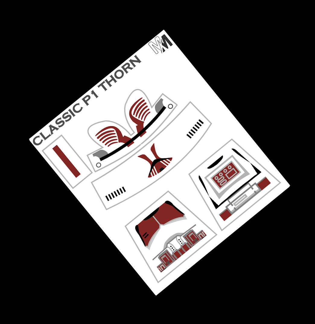 Classic Phase 1 Thorn Decals