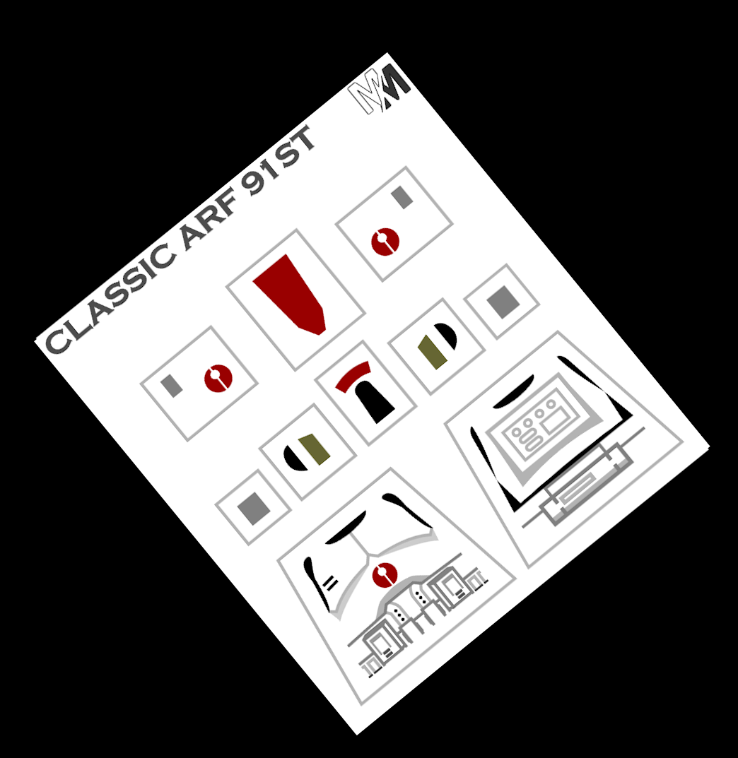 Classic ARF 91st Decals