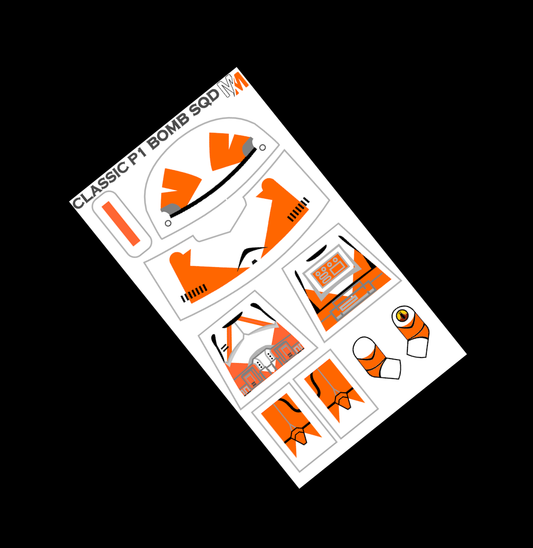 Classic Phase 1 Bomb Squad Decals