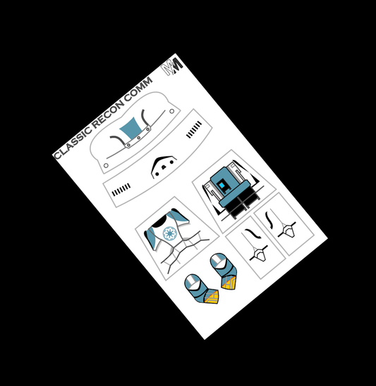 Classic Recon Commando Decals