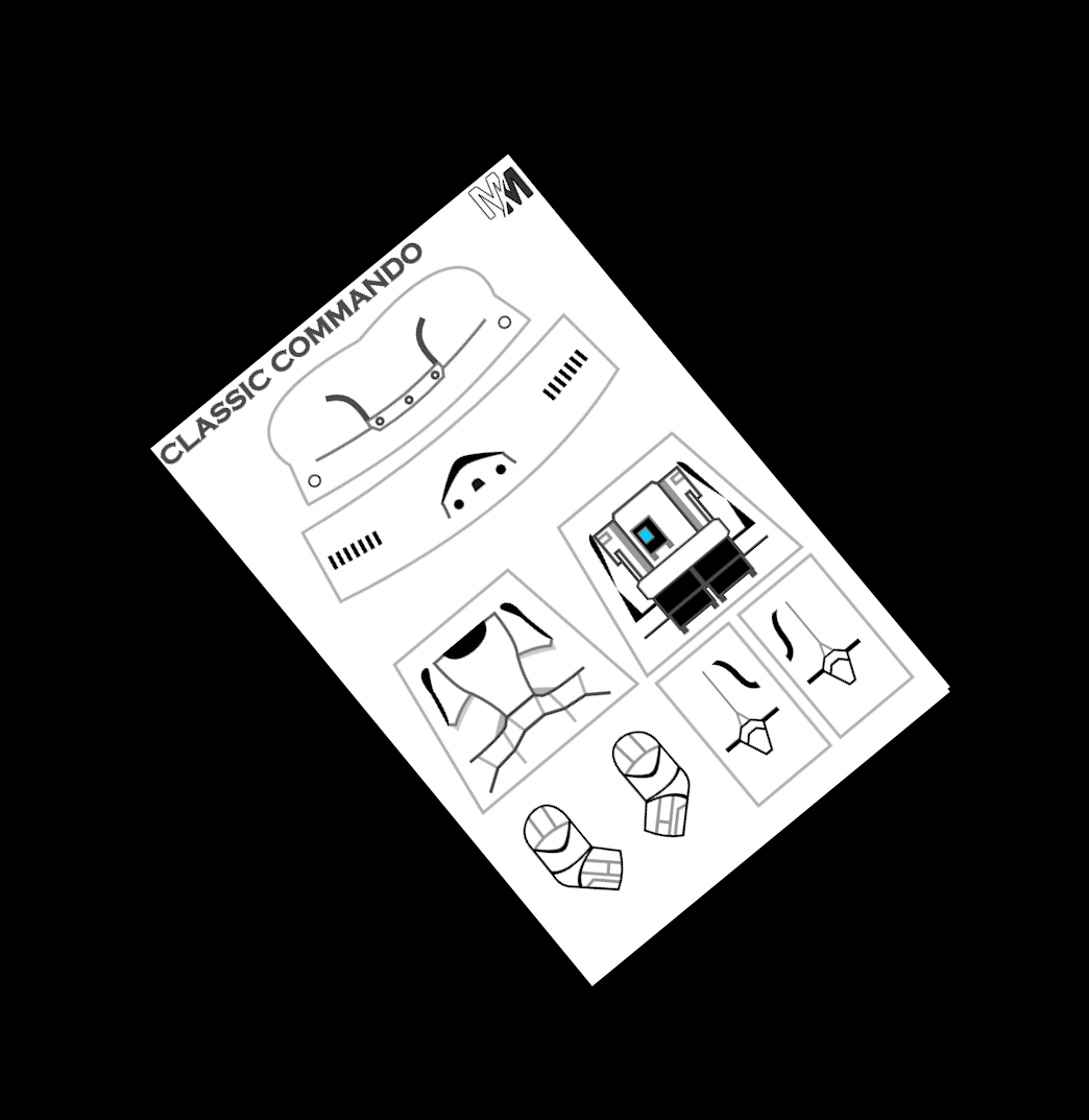 Classic Grunt Commando Decals