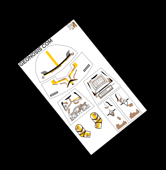 Classic Phase 1 Geonosis Commander Decals