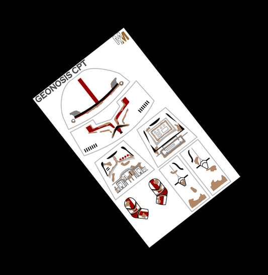 Classic Phase 1 Geonosis Captain Decals