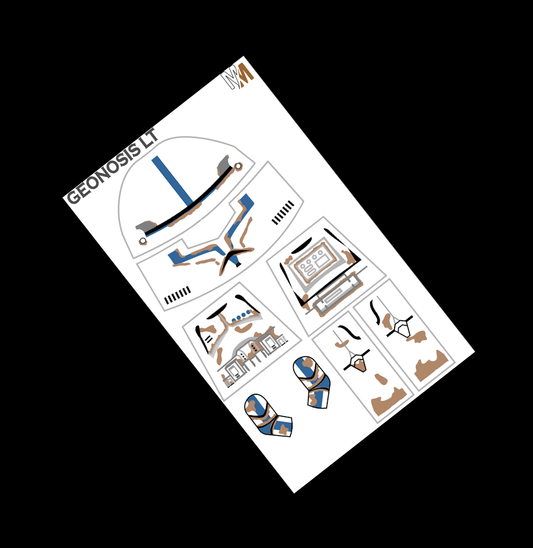 Classic Phase 1 Geonosis Lieutenant Decals
