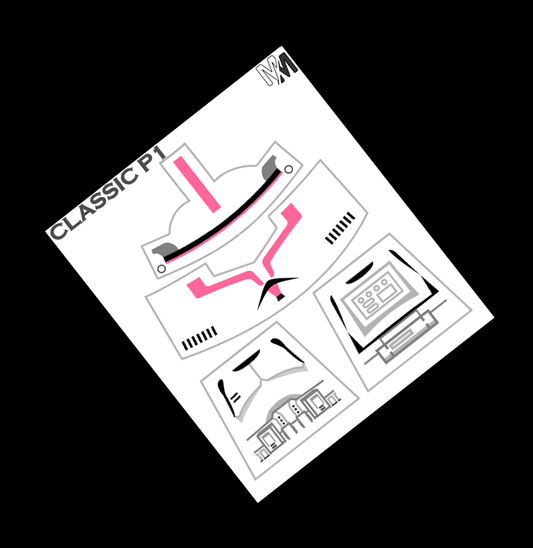 Classic Phase 1 Pink Grunt Decals