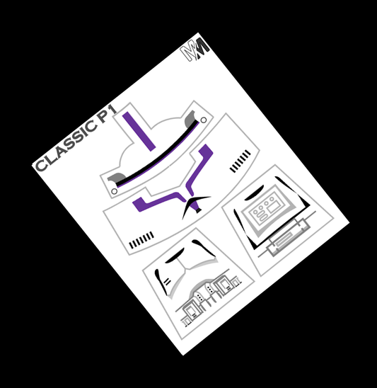 Classic Phase 1 Purple Grunt Decals