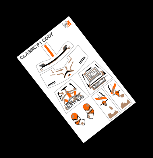 Classic Phase 1 Geonosis Cody Decals