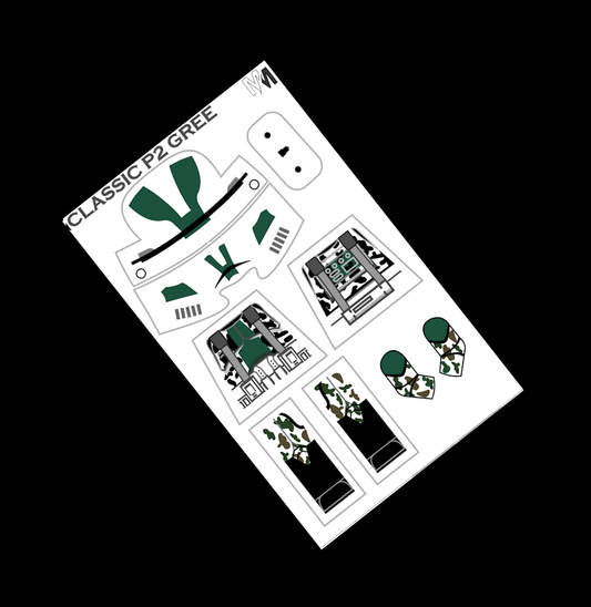 Classic Phase 2 Gree Decals