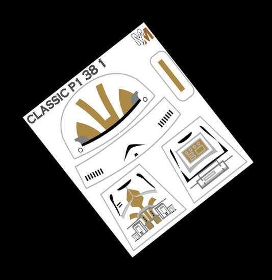 Classic Phase 1 38th (1) Decals