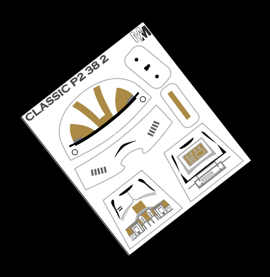 Classic Phase 2 38th (2) Decals