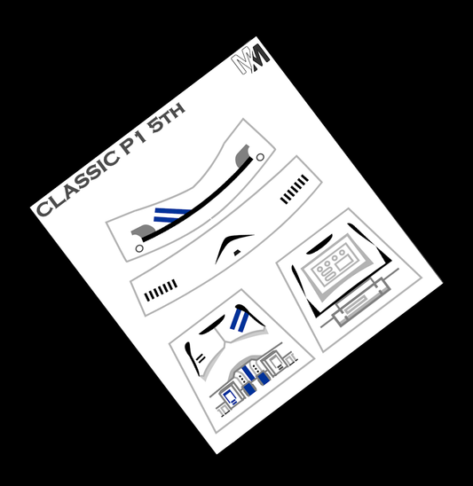 Classic P1 5th Fleet Decals