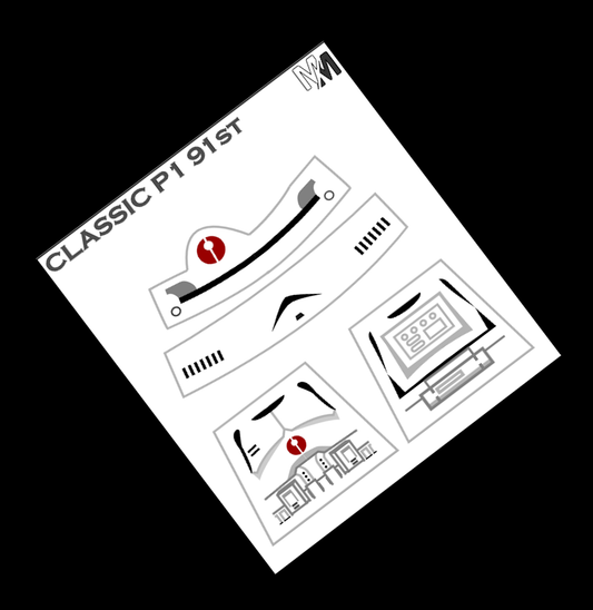 Classic P1 91st Decals