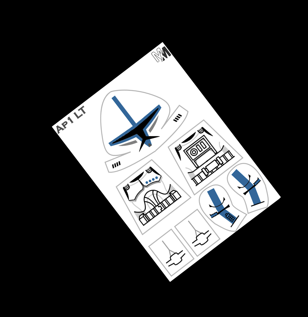 Animated P1 Lieutenant Decals