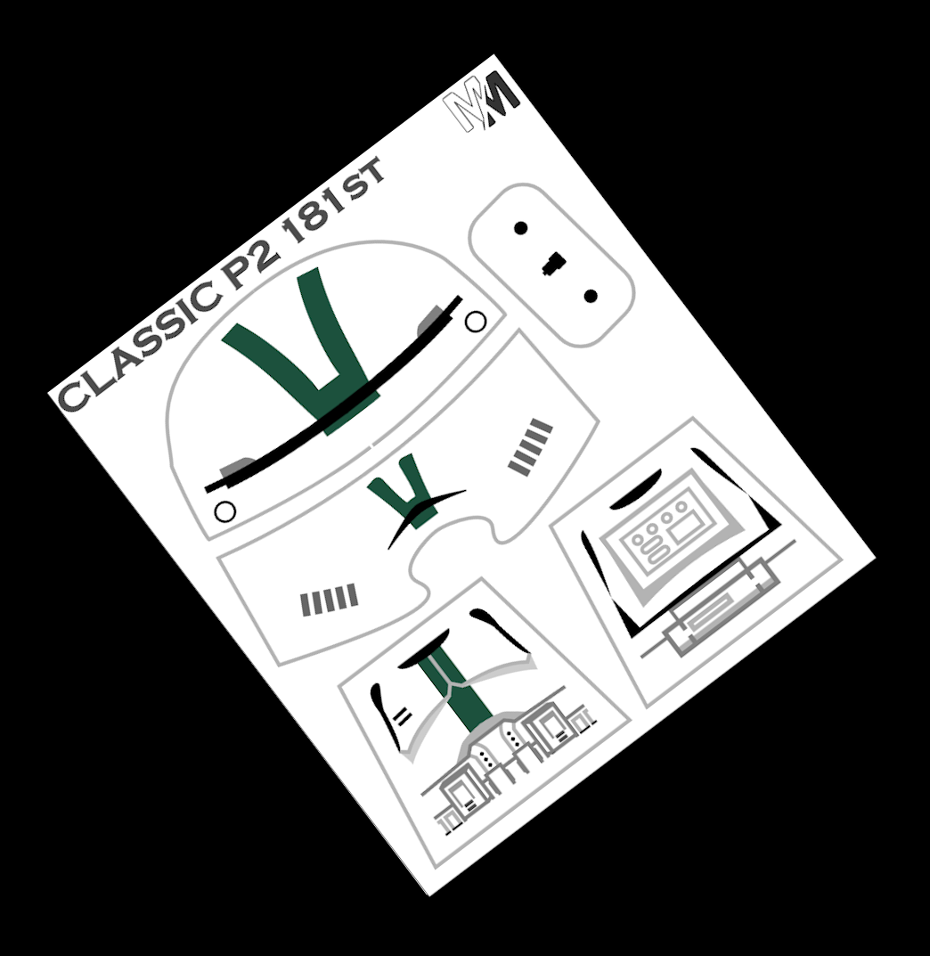 Classic Phase 2 181st Trooper Decals
