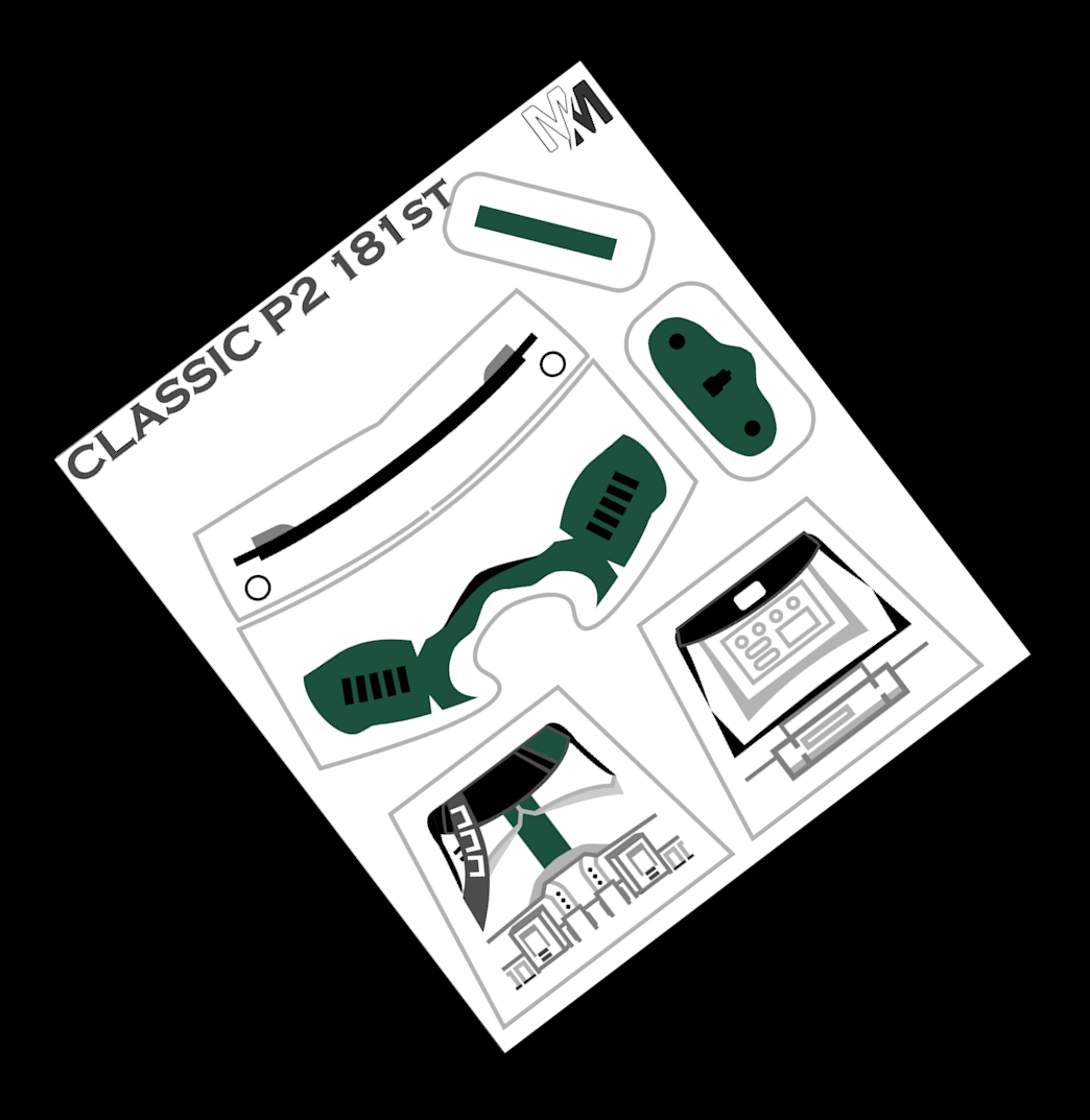 Classic Phase 2 181st Officer Decals