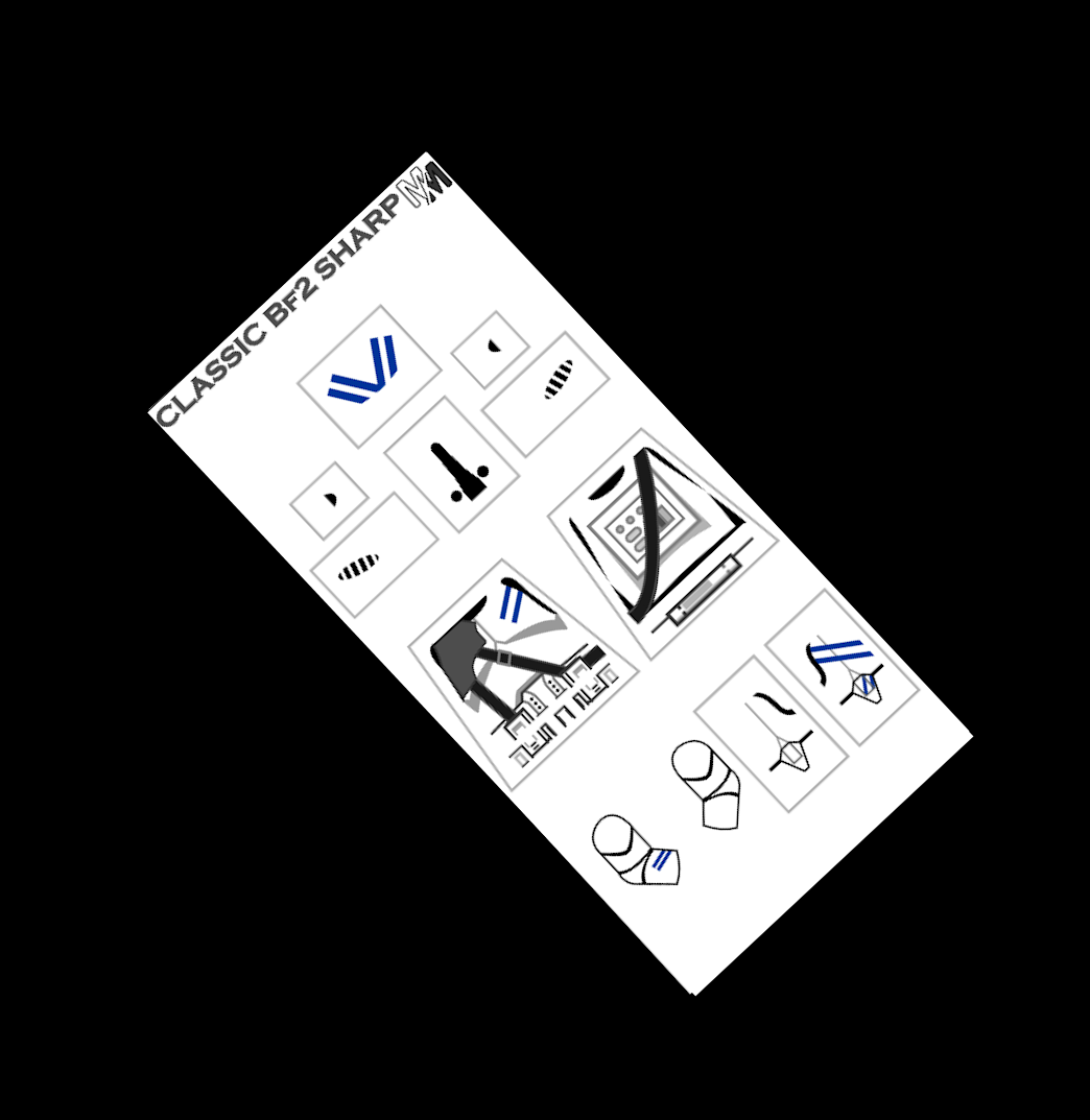 Classic Phase 2 BF2 2005 Sharpshooter Decals