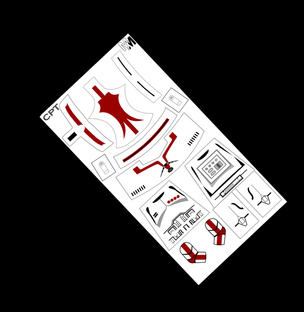 Classic Phase 1 Captain Decals
