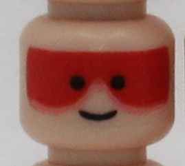 Classic Smiley Red Goggled Pilot Head
